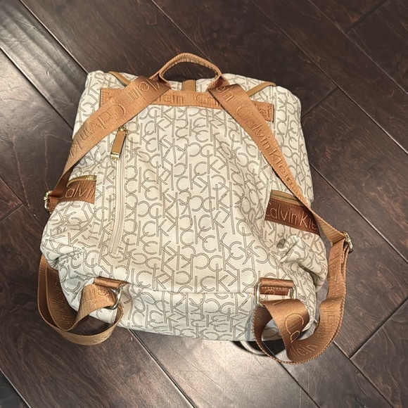 Calvin Klein Monogram Backpack EUC main image 8